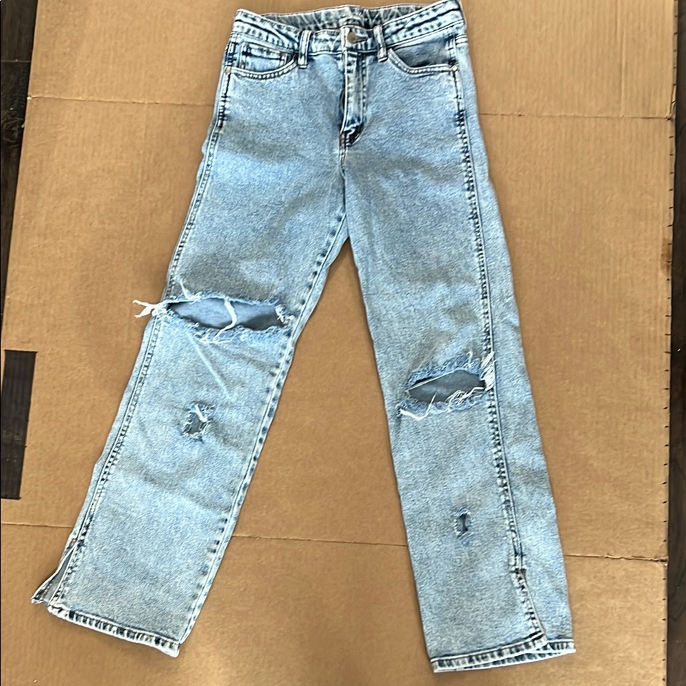 art class Light Blue Distressed Kids Jeans